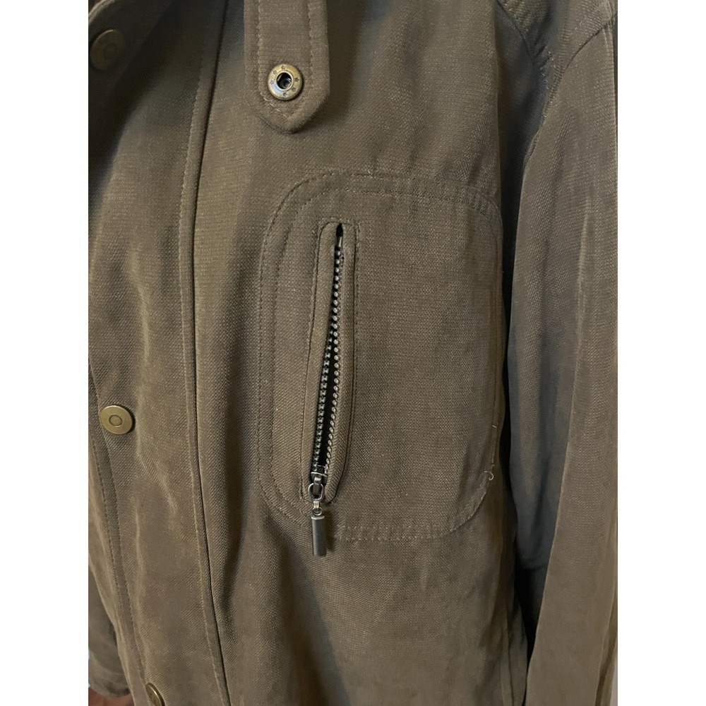 Le Corbusier Men's Brown Vintage Canvas Barn Jacket Size L - Picture 5 of 8